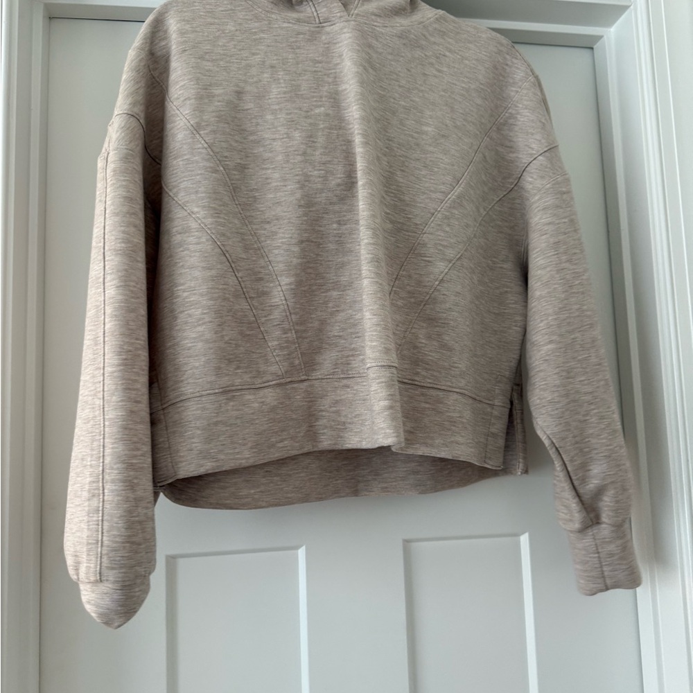 Yogalicious Cream Scuba Hoodie